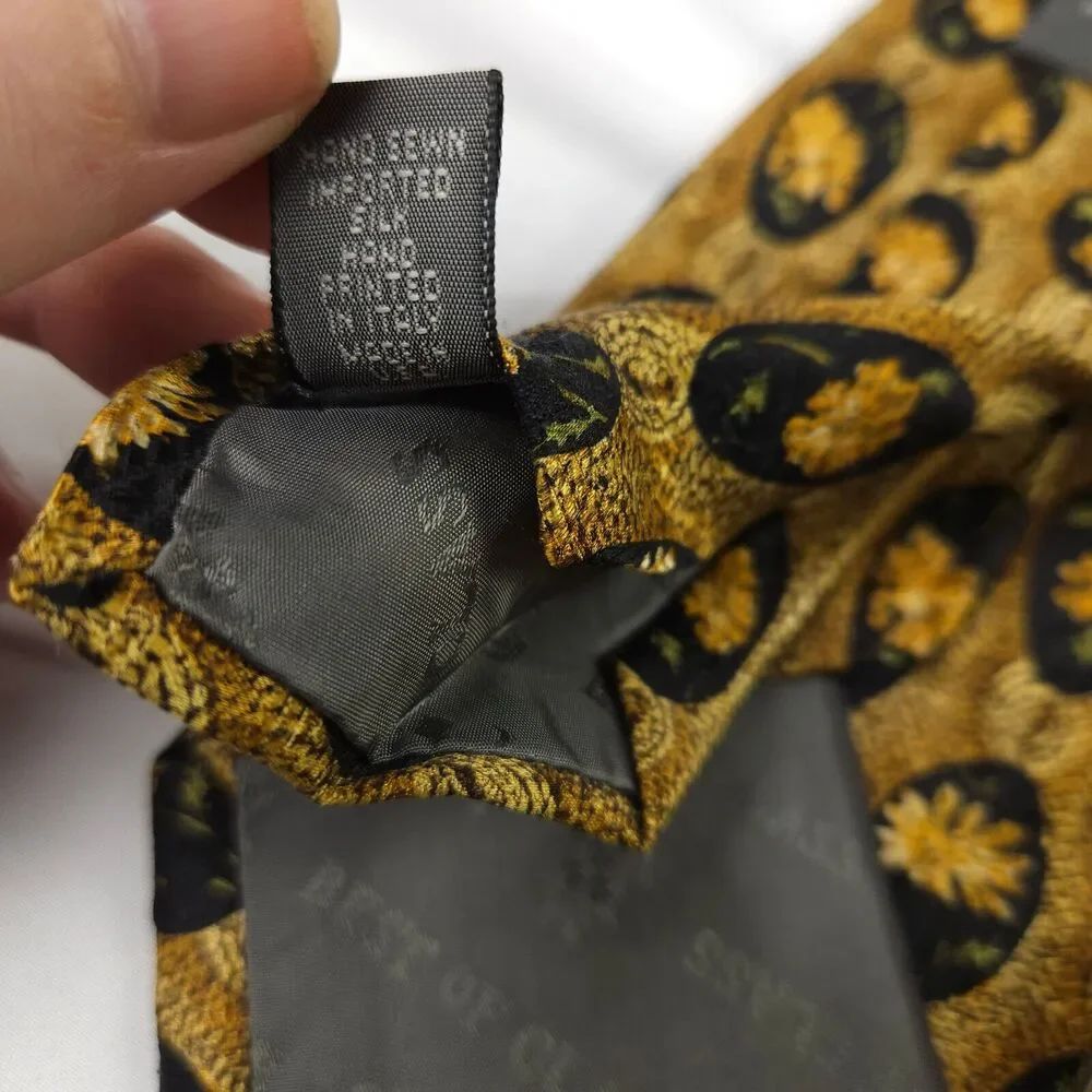 Robert Talbott Best of Class Silk Tie‎ Set of 2 Made USA Italy Print